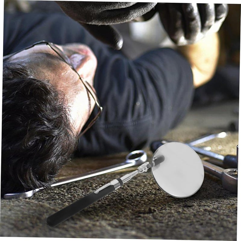 Extendable Telescoping Inspection Mirror Tool for Automotive Vehicle Mechanics - Image 3